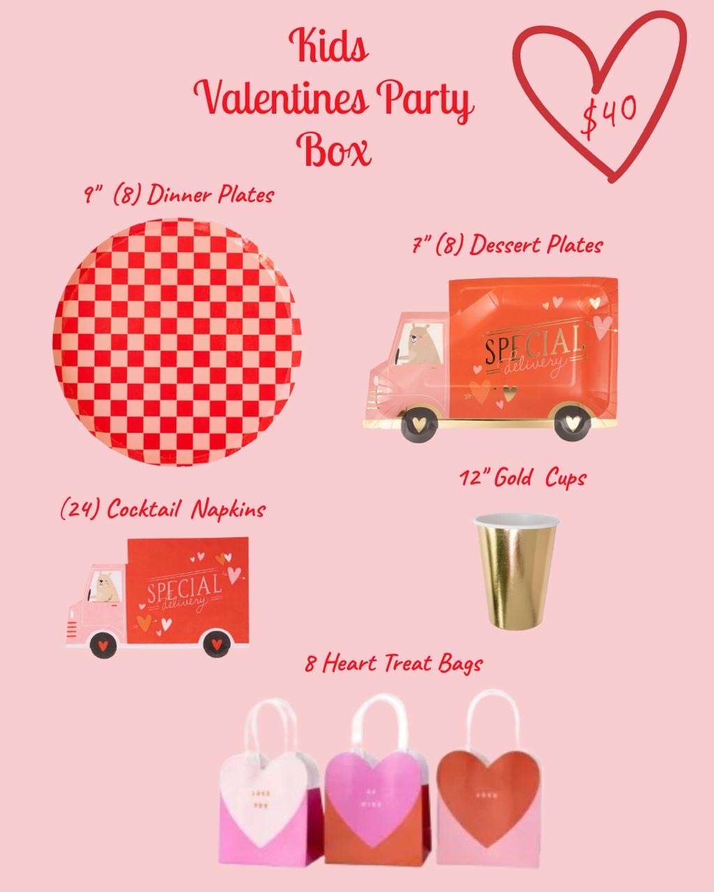Kids Valentines Day Party Box – Party Universe Puerto Rico