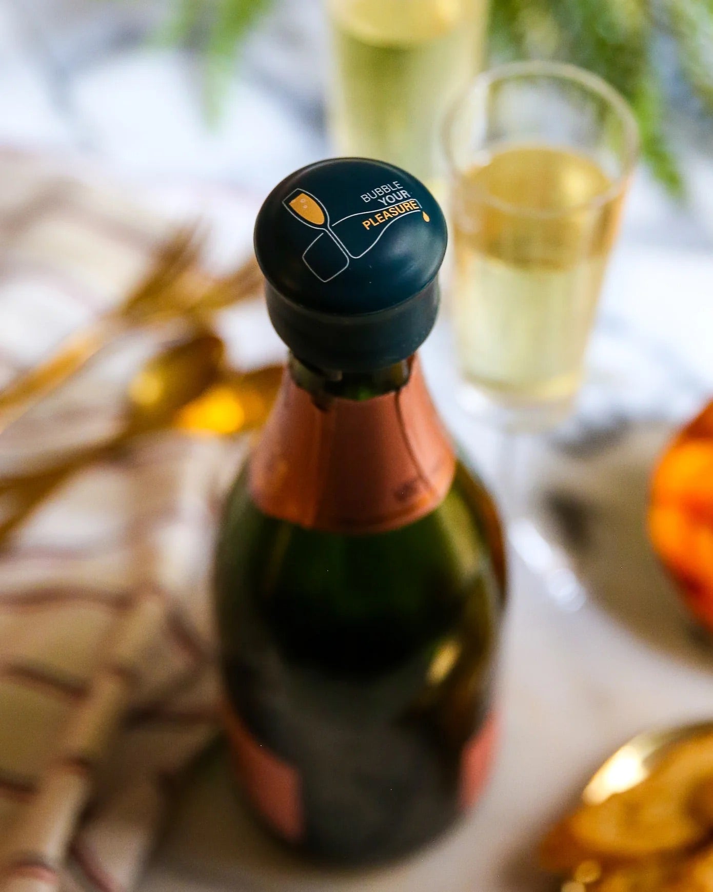 CHAMPAGNE BOTTLE STOPPERS