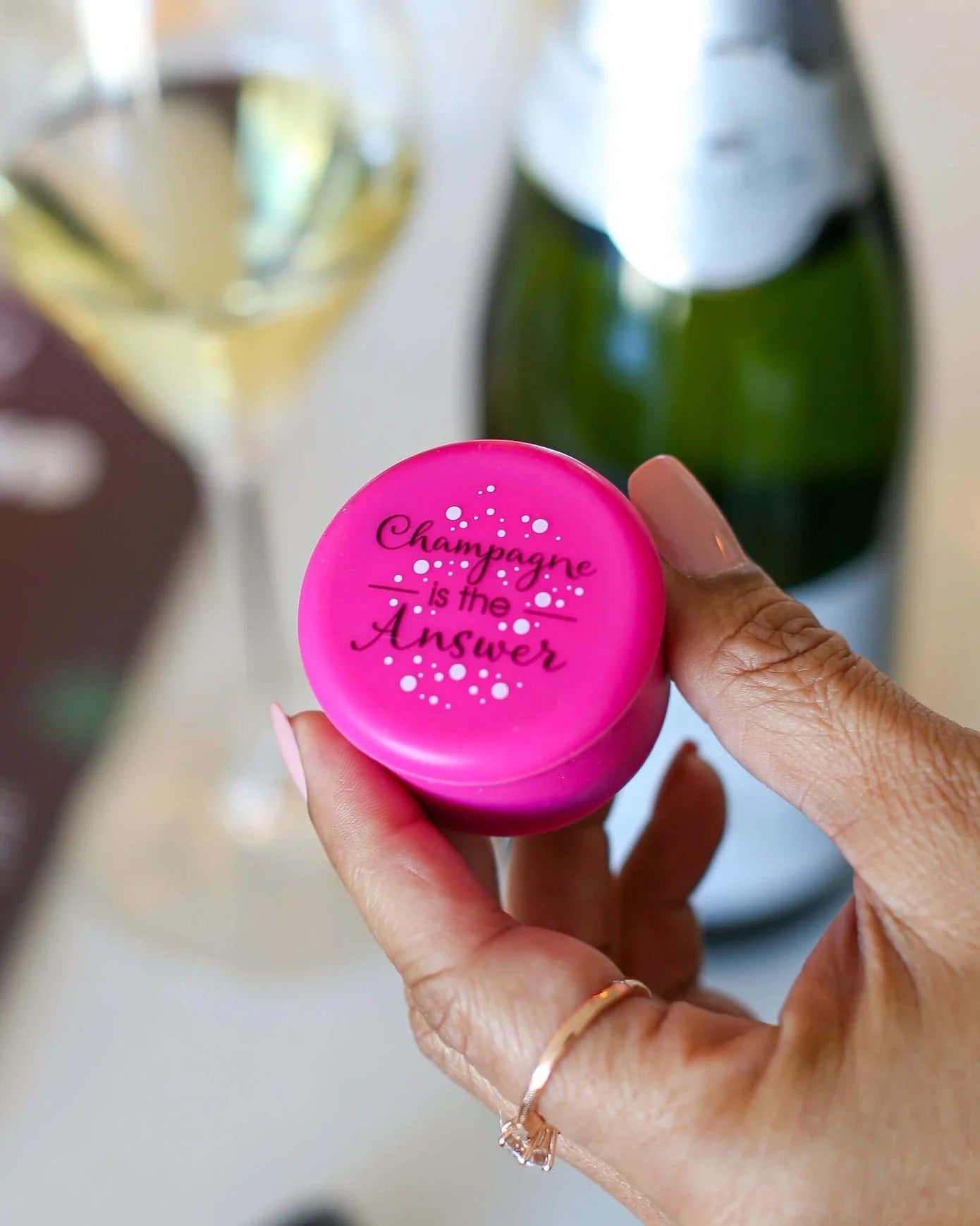 CHAMPAGNE BOTTLE STOPPERS