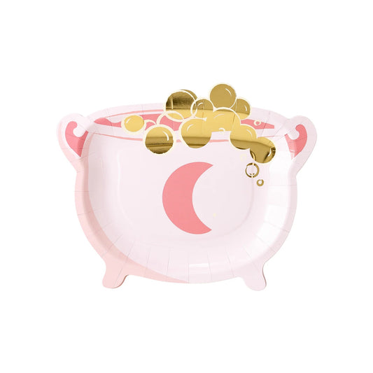 PINK CAULDORON DESSERT PLATES