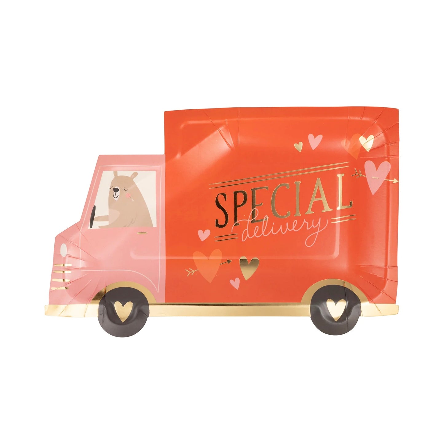 SPECIAL DELIVERY TRUCK DESSERT PLATE