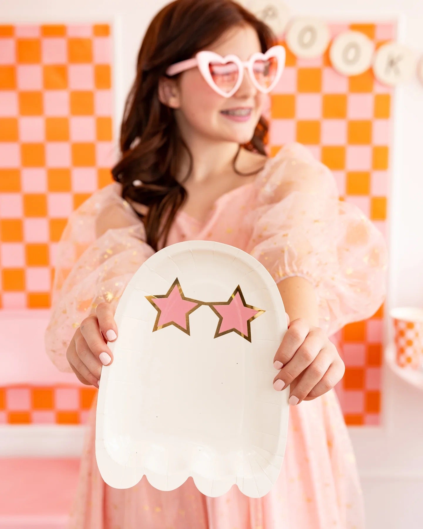 FUNKY GHOST DESSERT PLATES