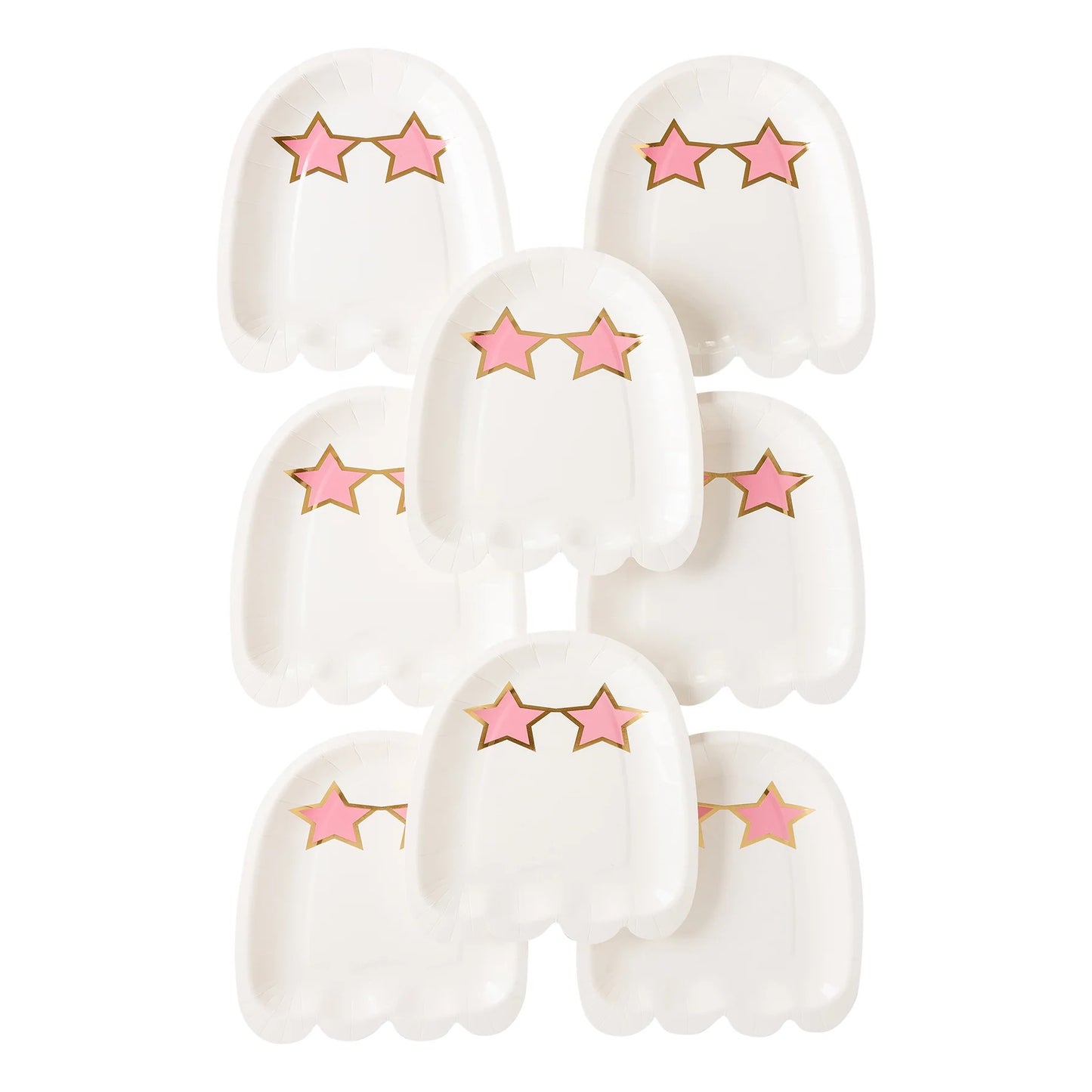 FUNKY GHOST DESSERT PLATES