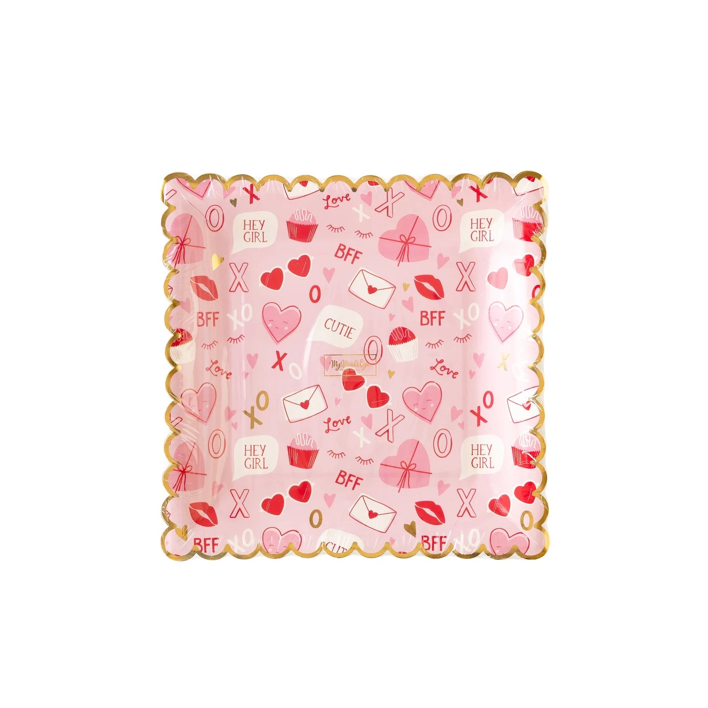 VALENTINE SCATTER SQUARE DINNER PLATES