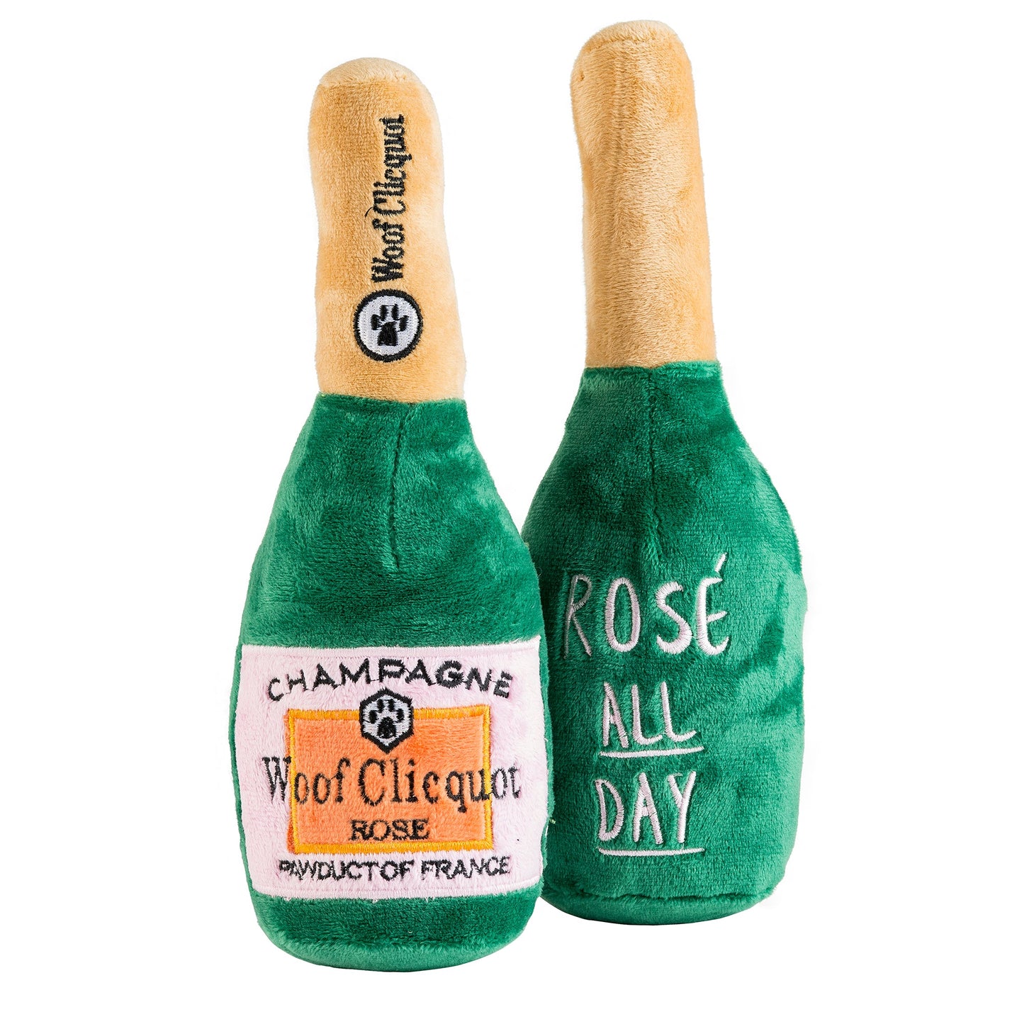 WOOF CLICQUOT ROSE DOG TOY