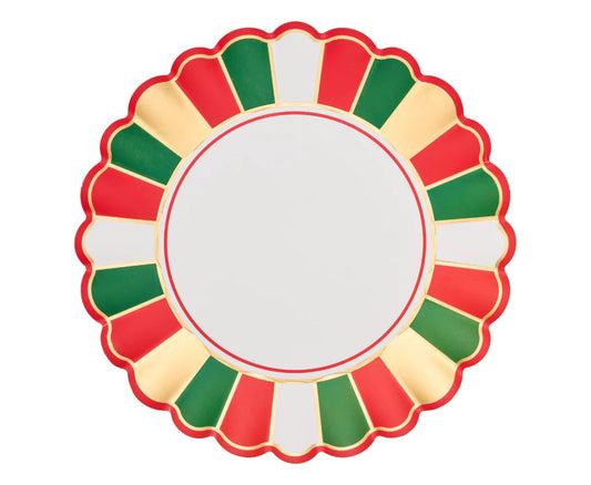 JOYFUL CHRISTMAS DINNER PLATES