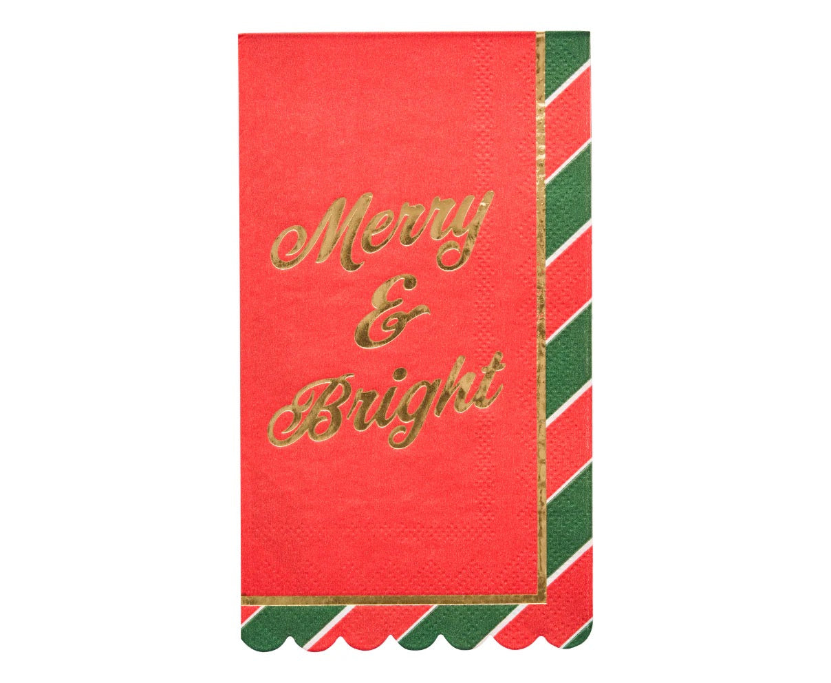 JOYFUL CHRISTMAS DINNER NAPKINS