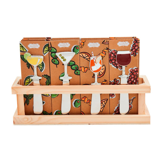 ENAMEL COCKTAIL SPREADERS