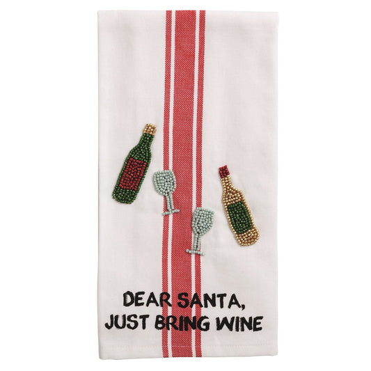 WINE XMAS TOWEL