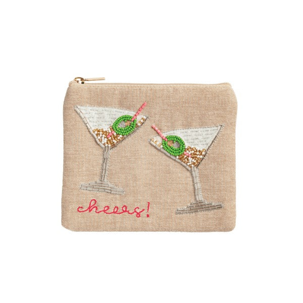 COCKTAIL BEADED POUCHES