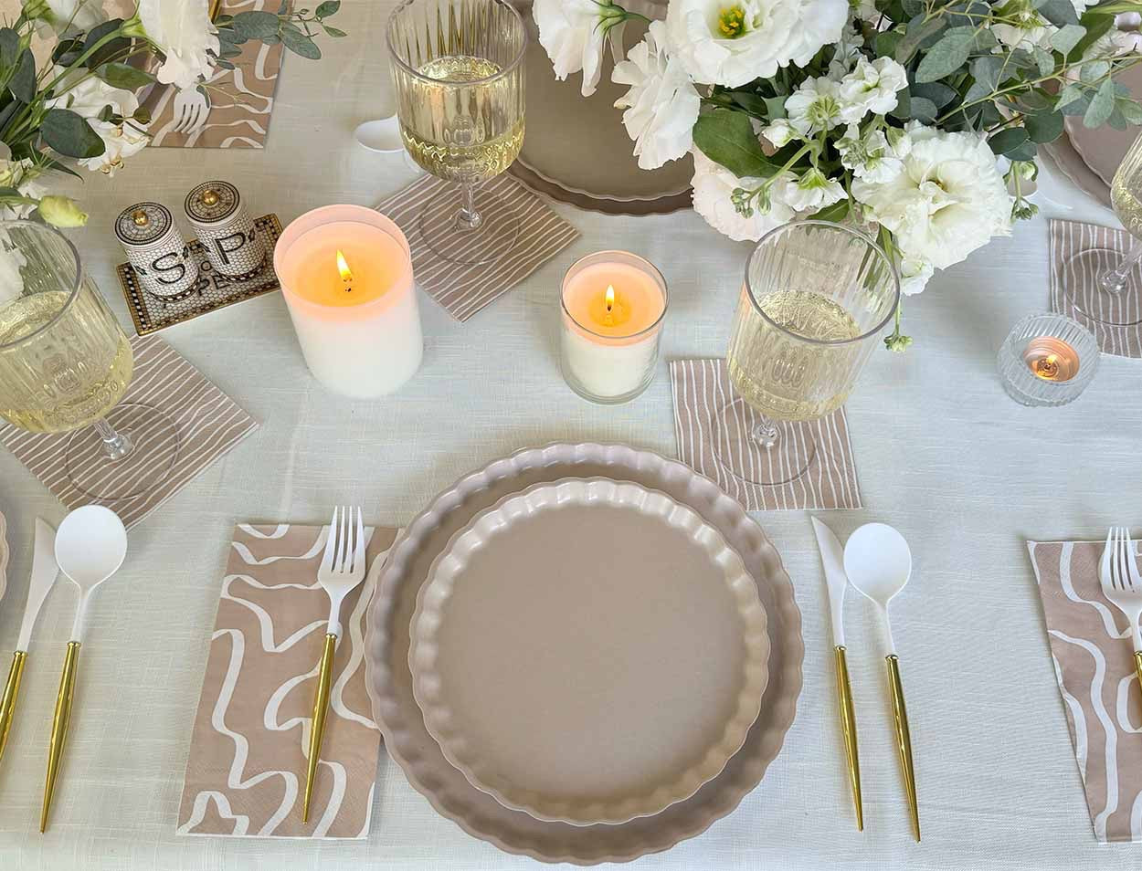 ECO SAND COCKTAIL NAPKINS