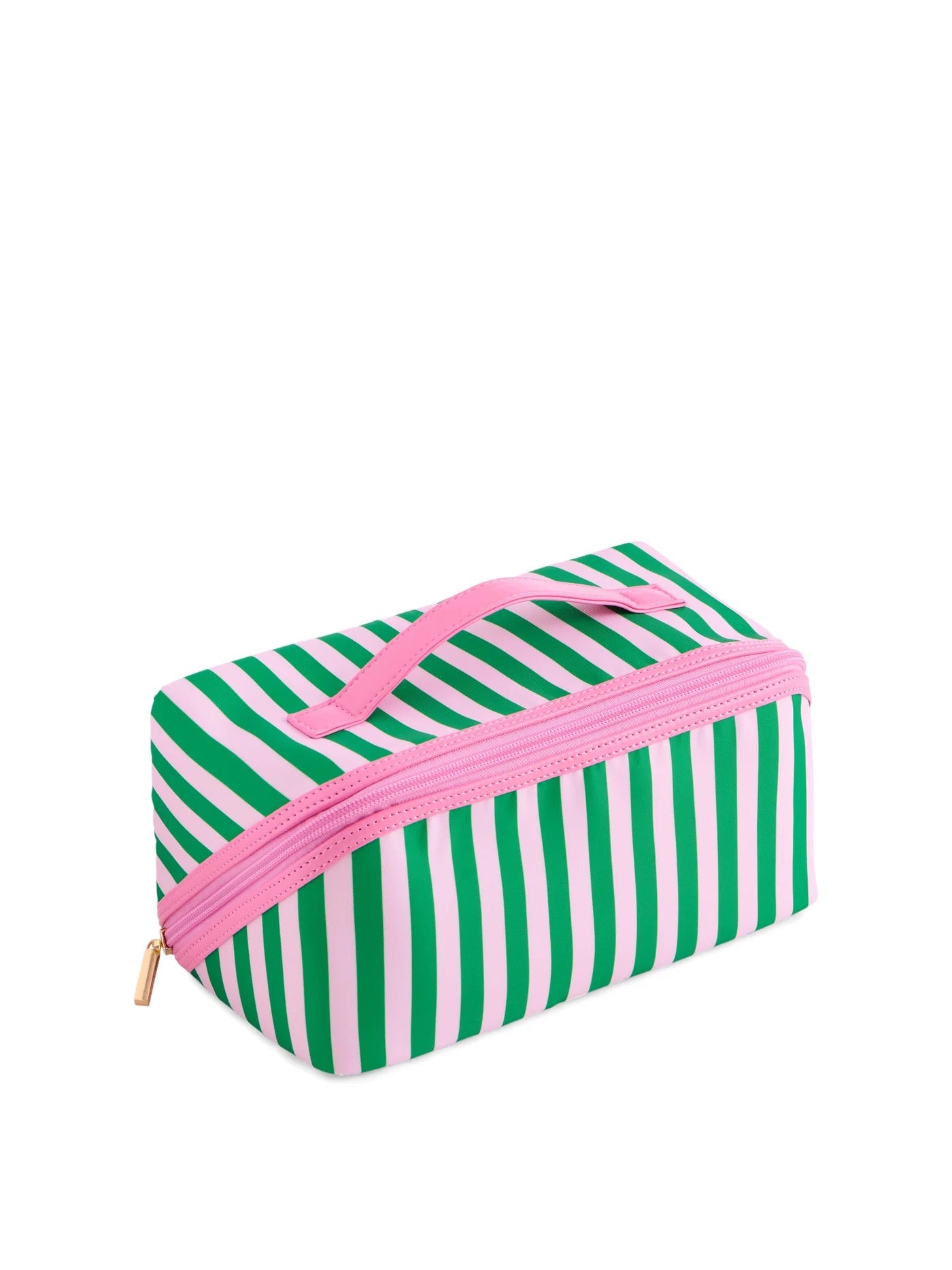 BEVERLY COSMETIC ZIP POUCH, GREEN
