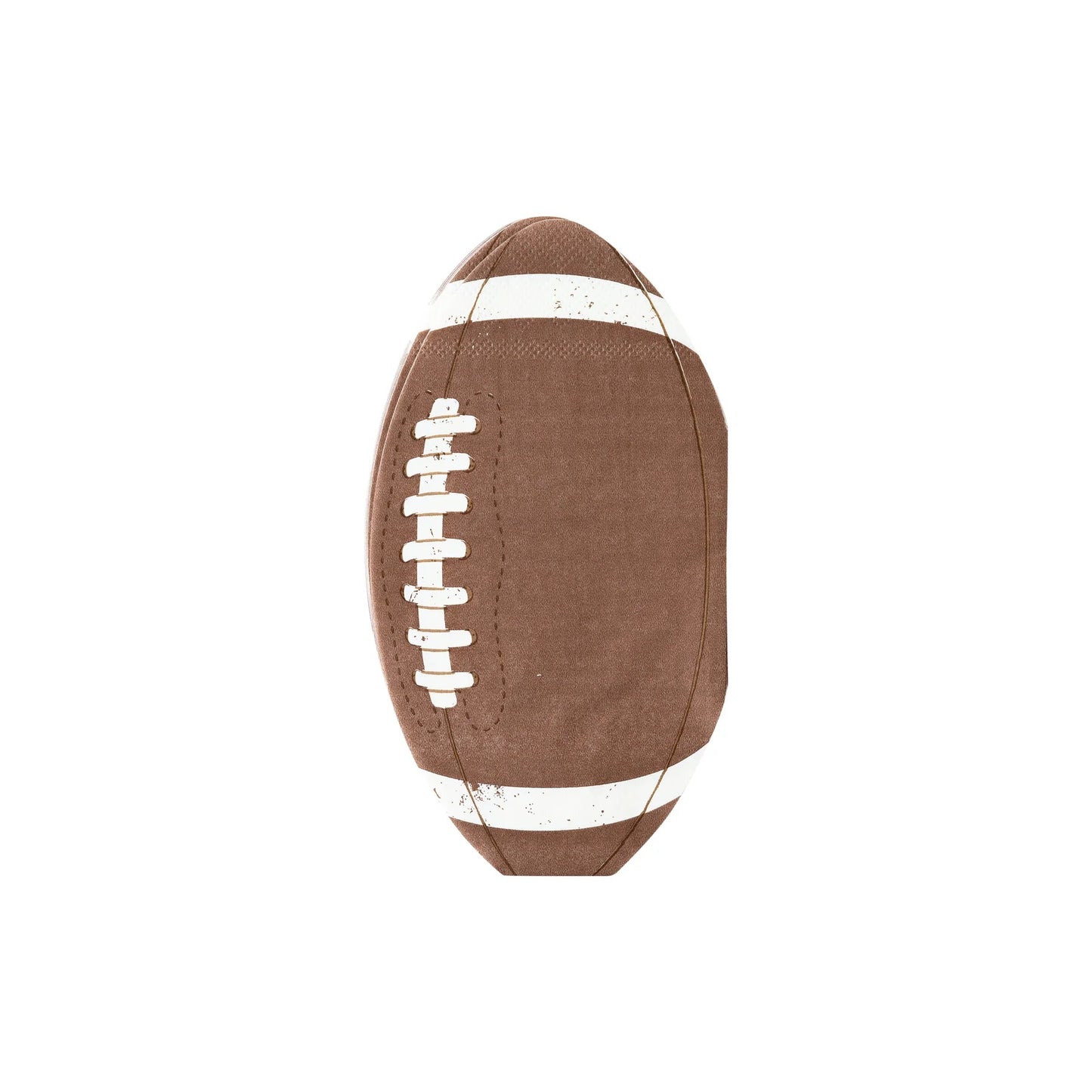 FOOTBALL SHAPED PAPER DINNER NAPKINS
