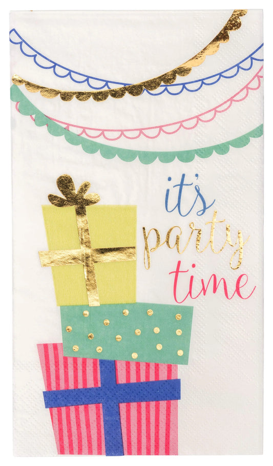 IT'S PARTY TIME DINNER NAPKINS