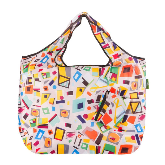 ECO CHIC FOLDABLE REUSABLE LARGE SHOPPING BAG CUT OUT