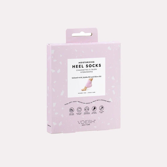 PINK MOISTURIZING HEEL SOCKS