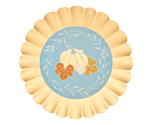 GILDED HARVEST DINNER PLATES