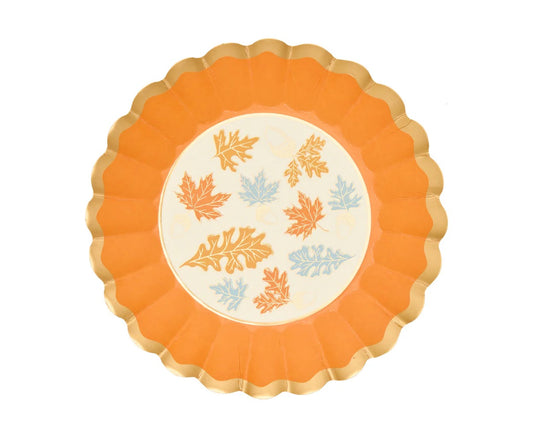 GILDED HARVEST DESSERT PLATES