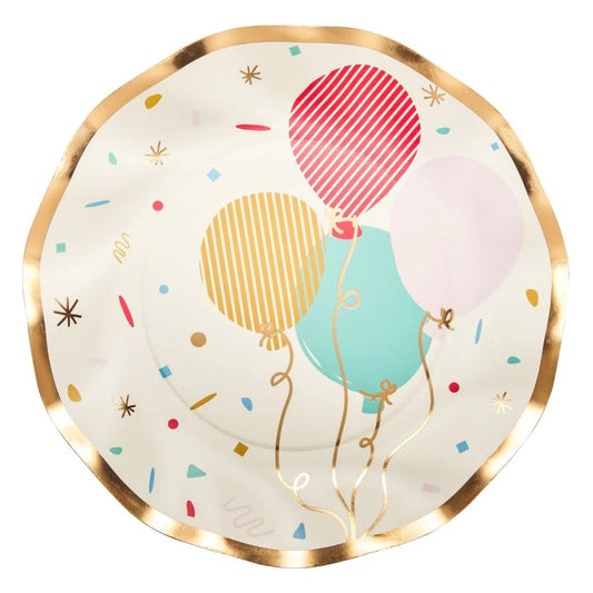 LET'S CELEBRATE DESSERT PLATES
