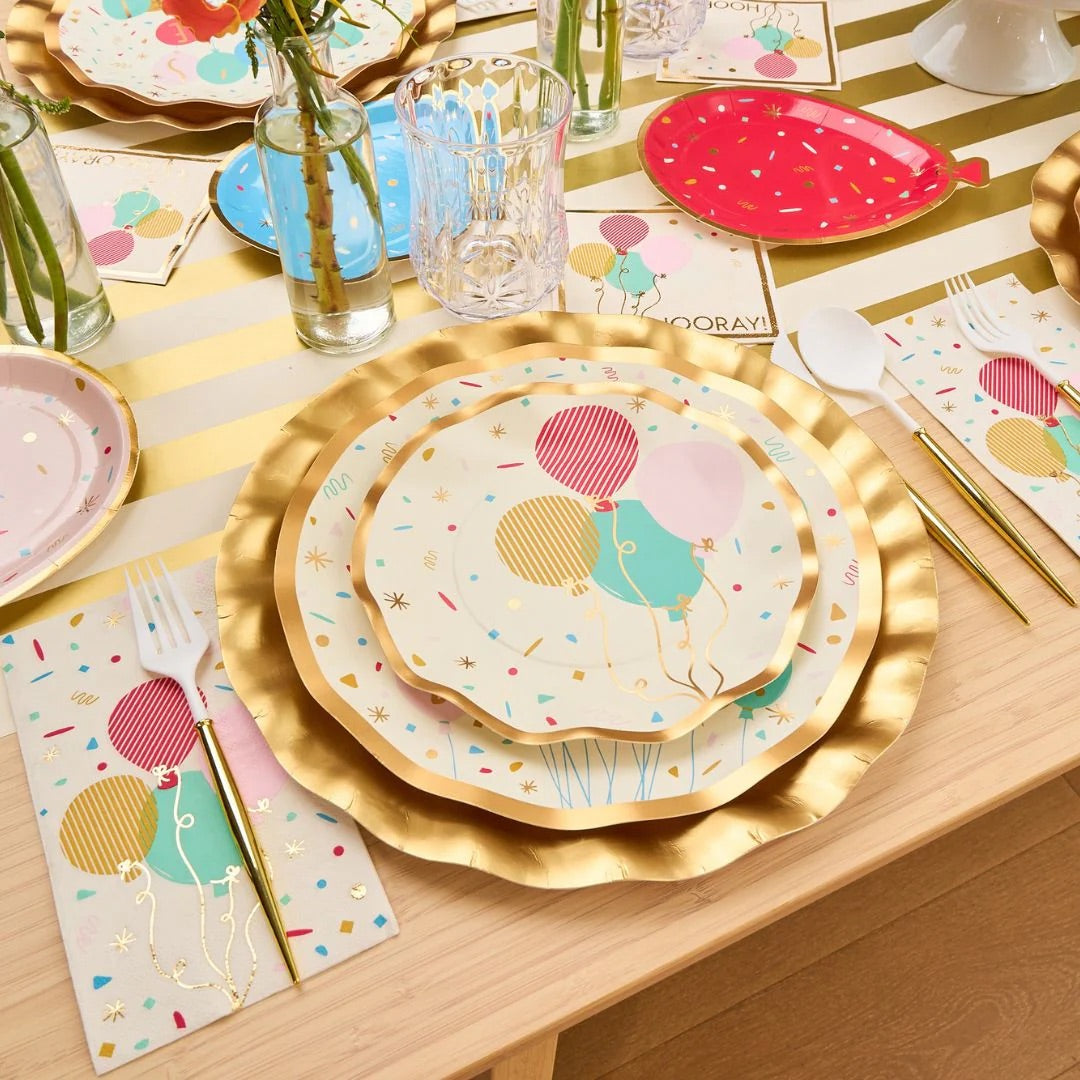 LET'S CELEBRATE DESSERT PLATES
