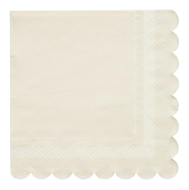 ECO CREAM COCKTAIL NAPKINS