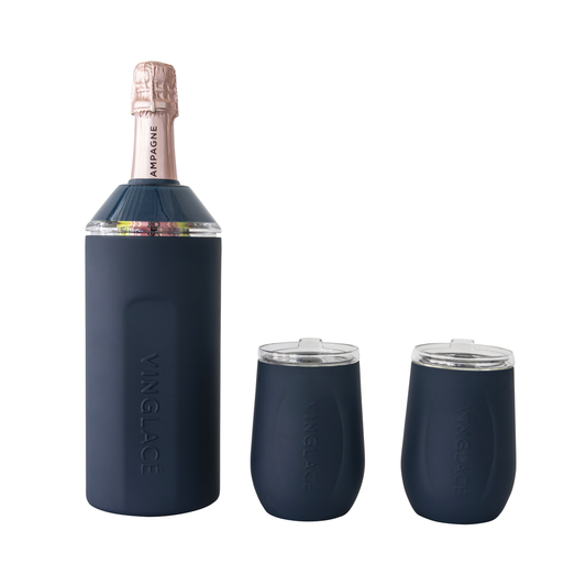 NAVY WINE GIFT SET