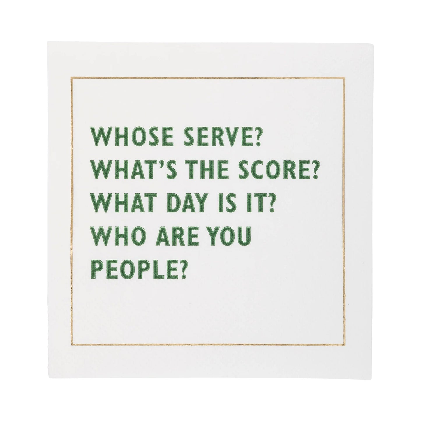 PICKLEBALL SAYINGS COCKTAIL NAPKINS