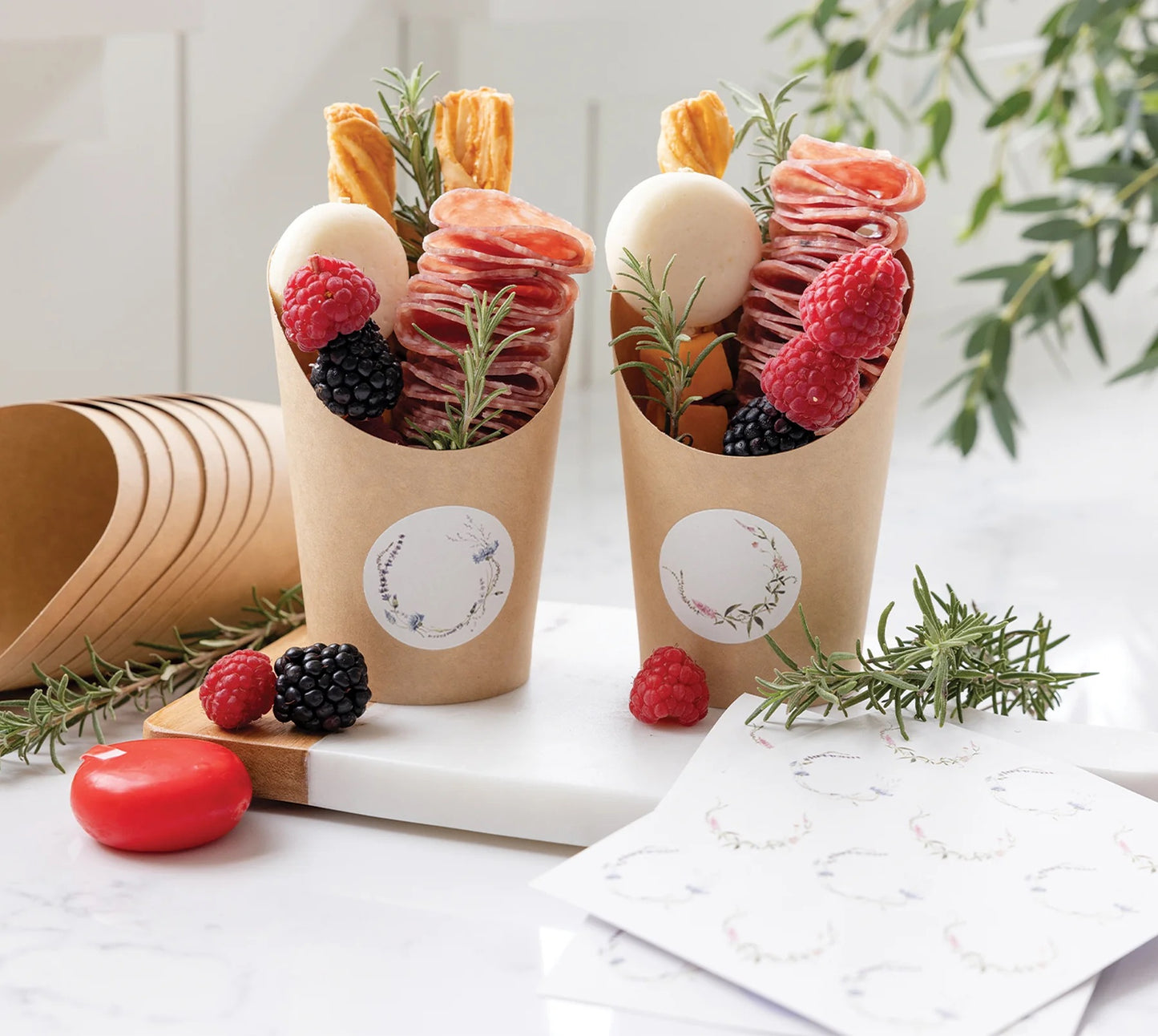 ARTISANAL CHARCUTERIE CUPS: CRAFTED DELIGHTS WITH CUSTOM LABELS