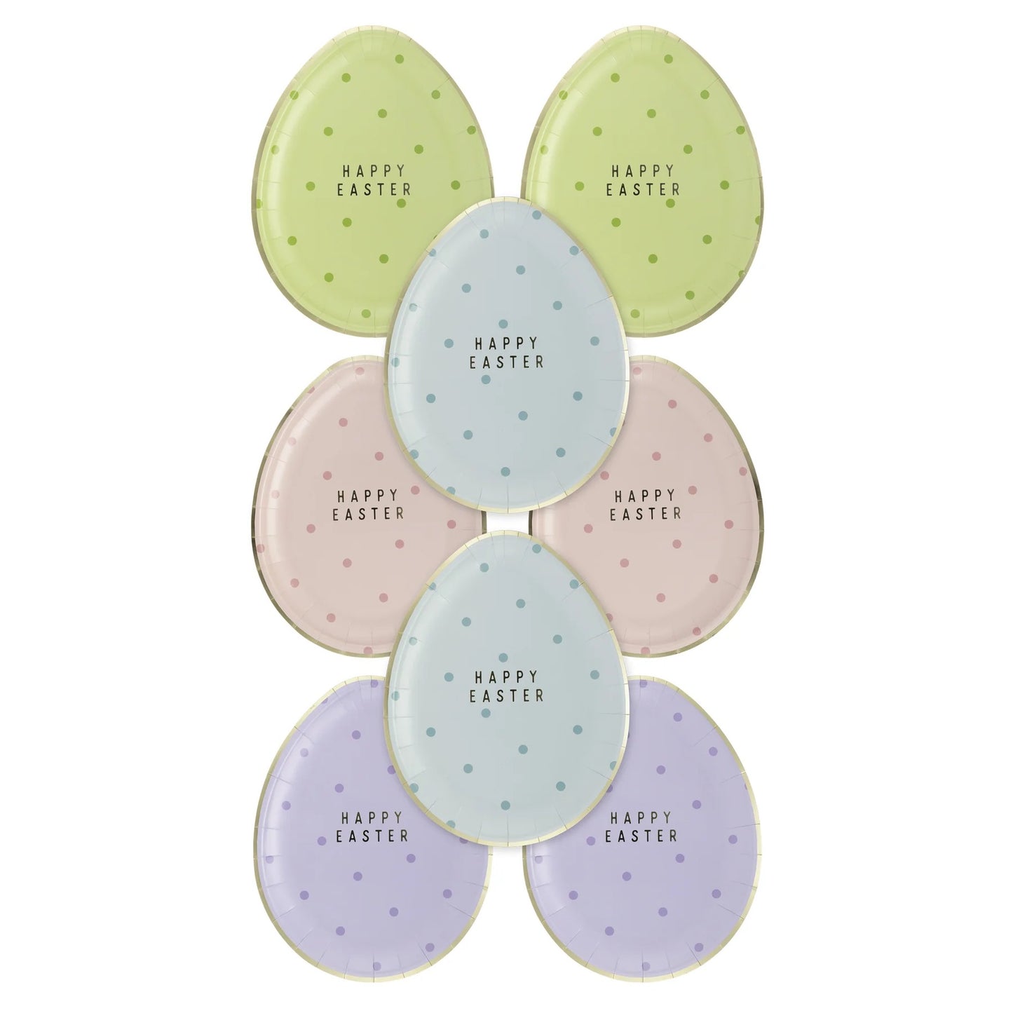 EGGCELLENT POLKA DOT DESSERT PLATES