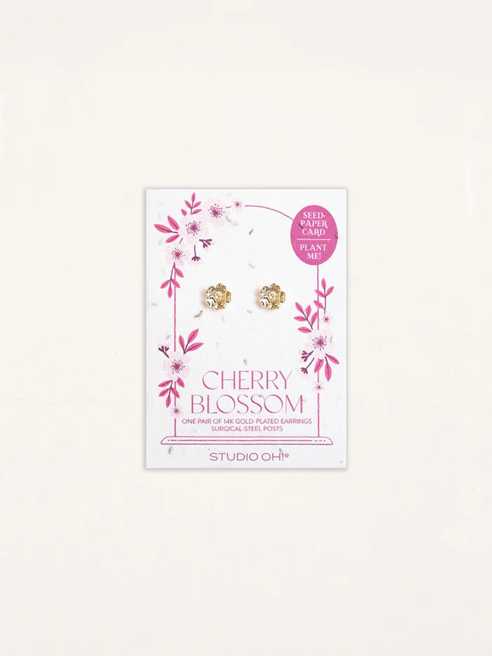 CHERRY BLOSSOM BLOOM EARRINGS