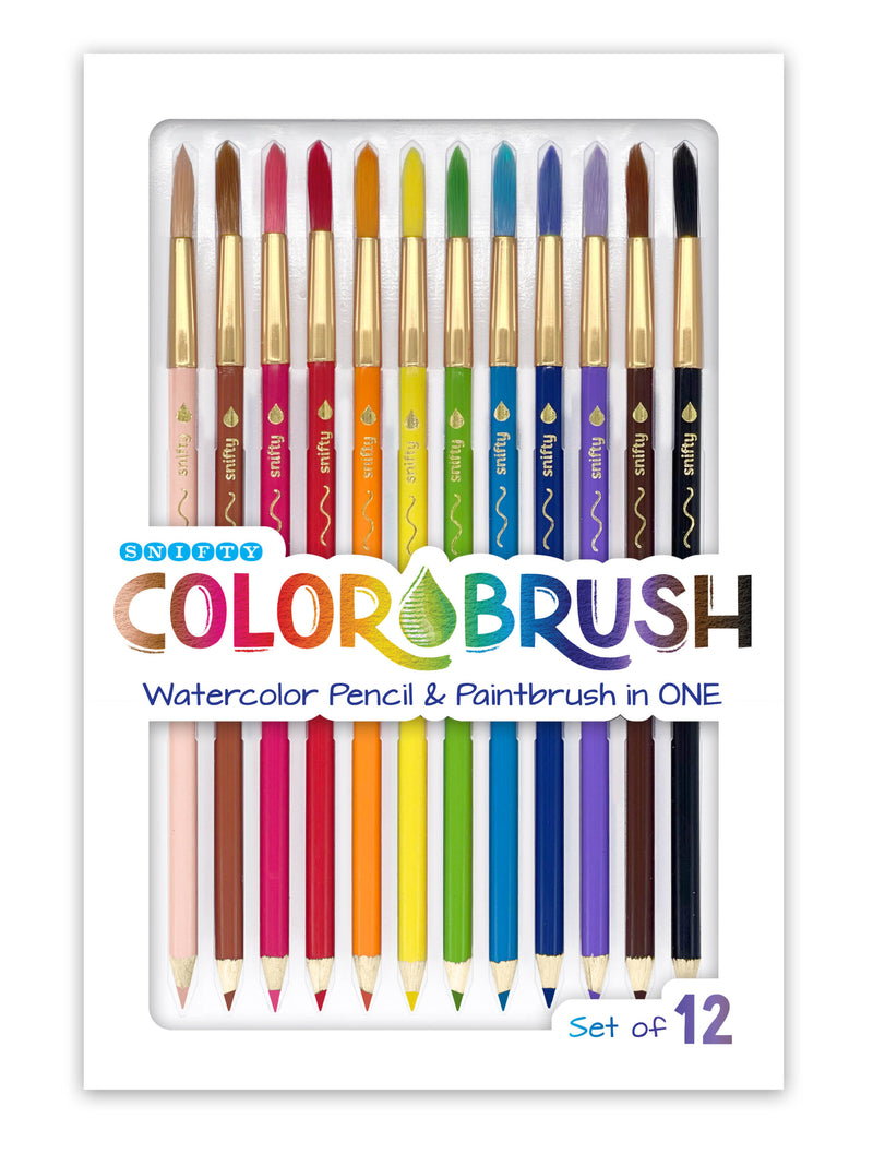 Watercolor Pencil and Brush Set - Colorbrush