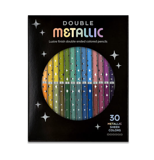 DUAL METALLIC PENCILS: TWICE THE SHINE!