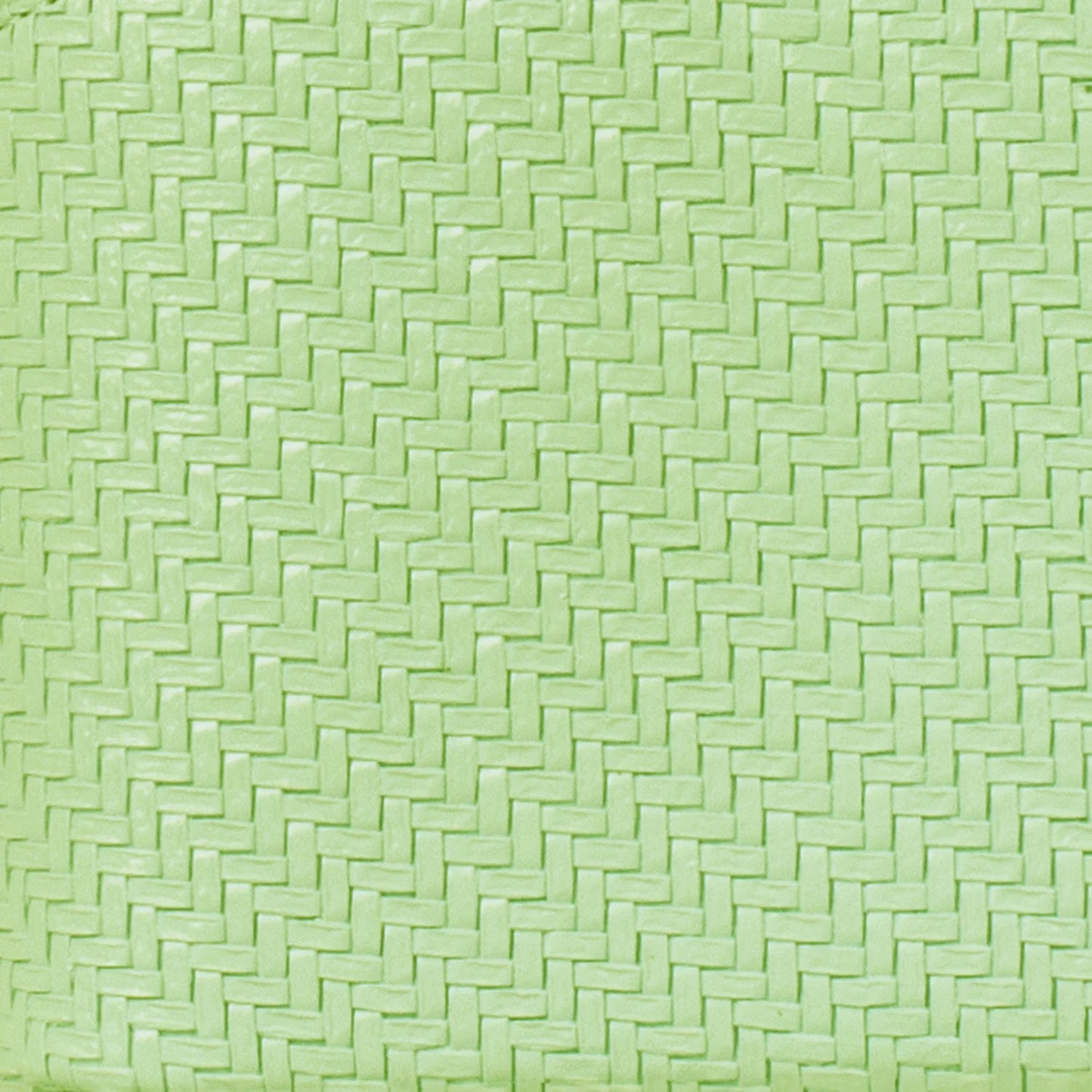 MEDIUM COSMETIC BEAUTY BAG  HERRINGBONE PISTACHIO