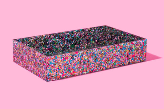 COLORFUL CONFETTI TRAY MEDIUM