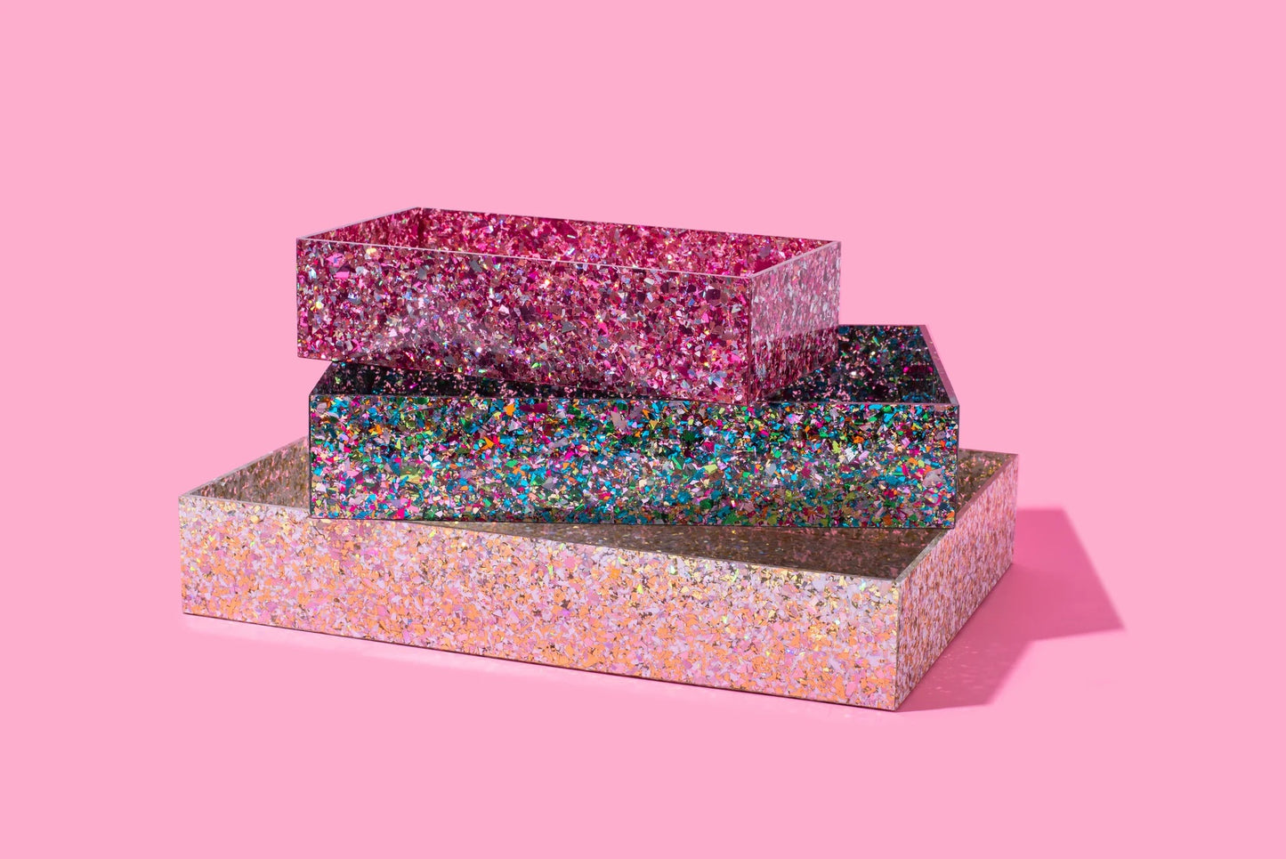 PINK CONFETTI TRAY