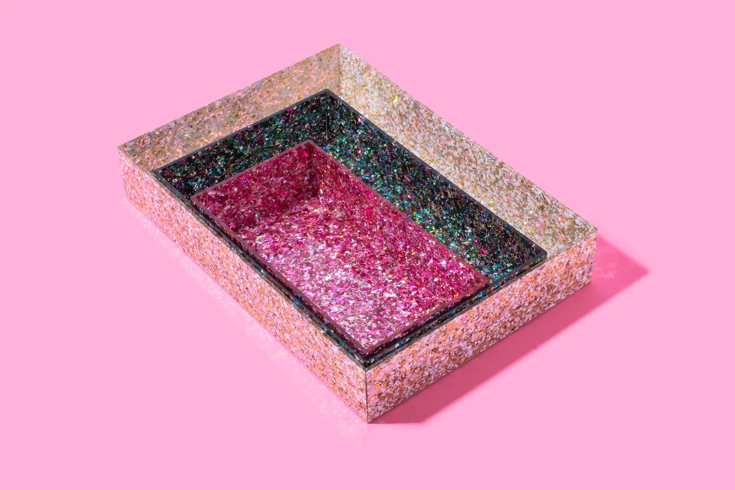 PINK CONFETTI TRAY