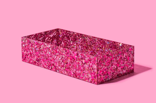 PINK CONFETTI TRAY