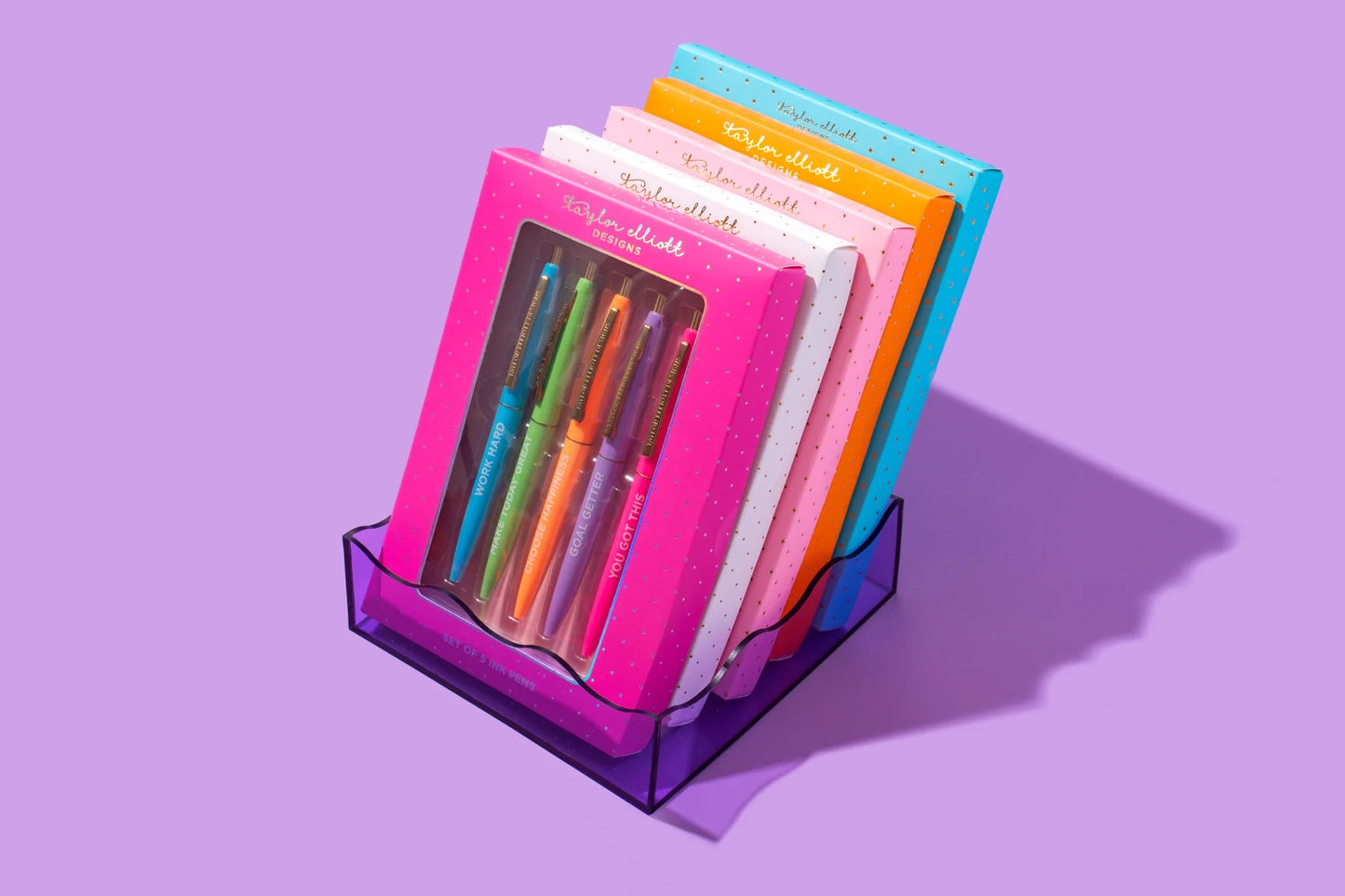 PURPLE SQUARE WAVY TRAY