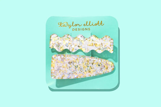 PEARL CONFETTI HAIR CLIP SET