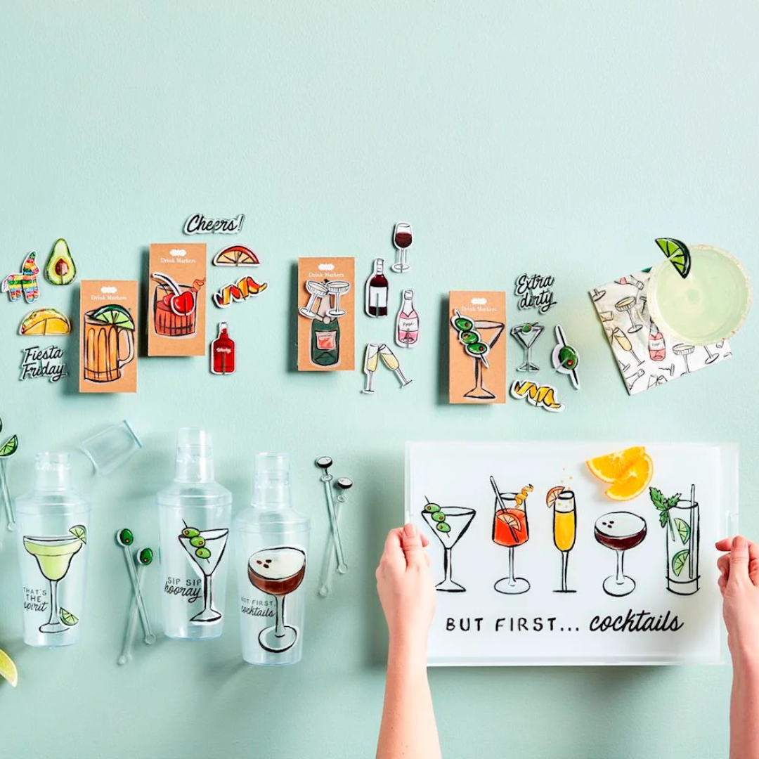 ACRYLIC DRINK MARKERS SETS