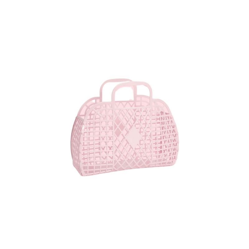 Light Pink Retro Basket