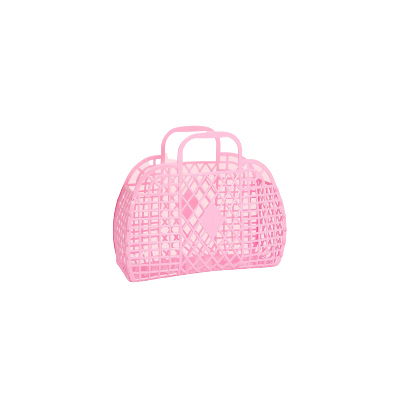 Bubble Pink Retro Jelly Small Basket