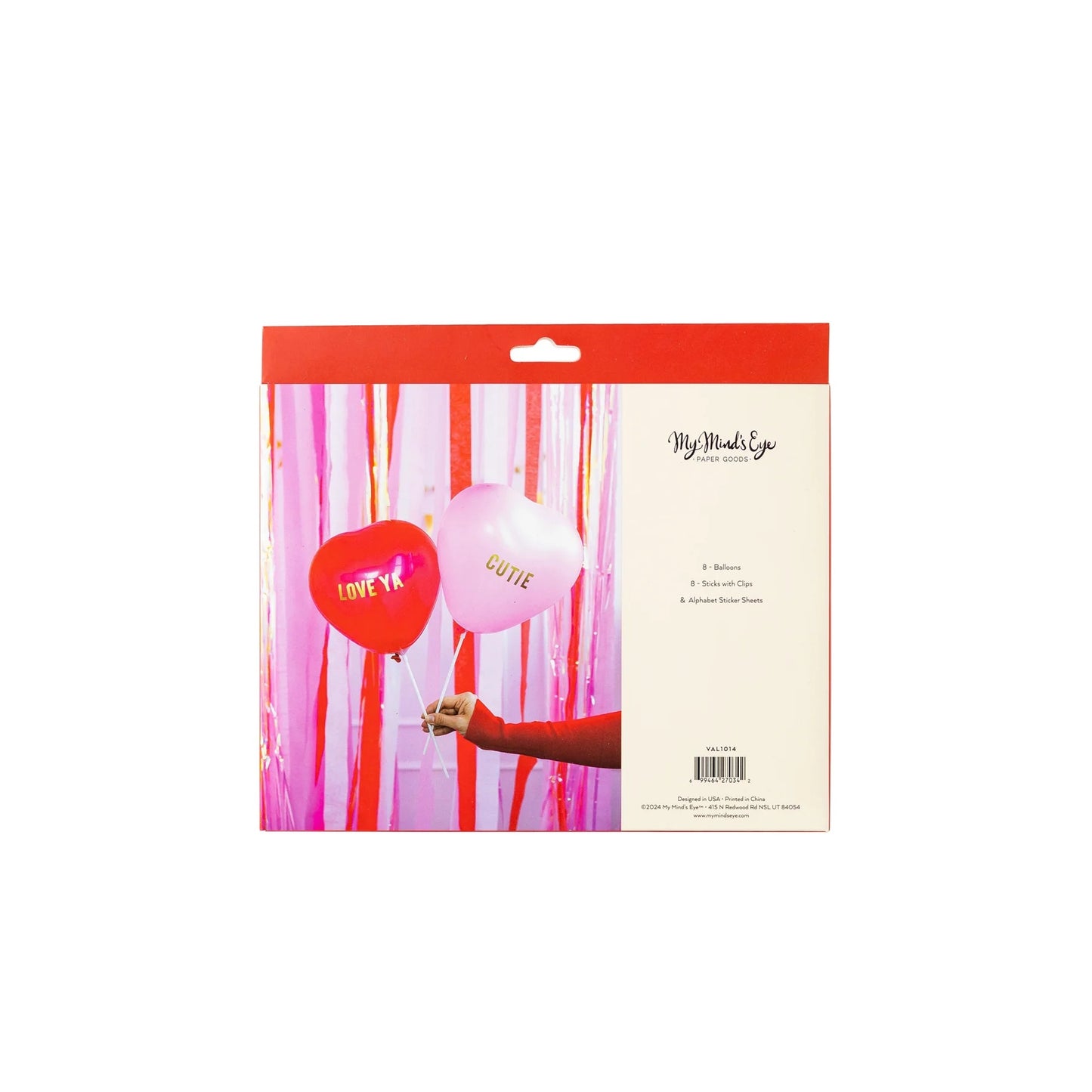 VALENTINE HEART BALLOON SET