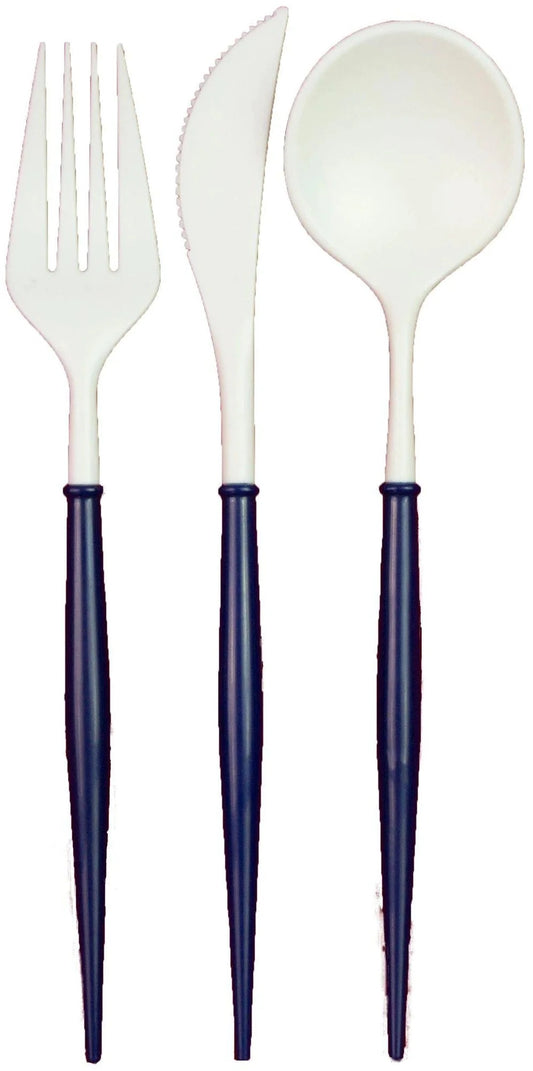 NAVY BELLA ASSORTED PLASTIC CUTLERY