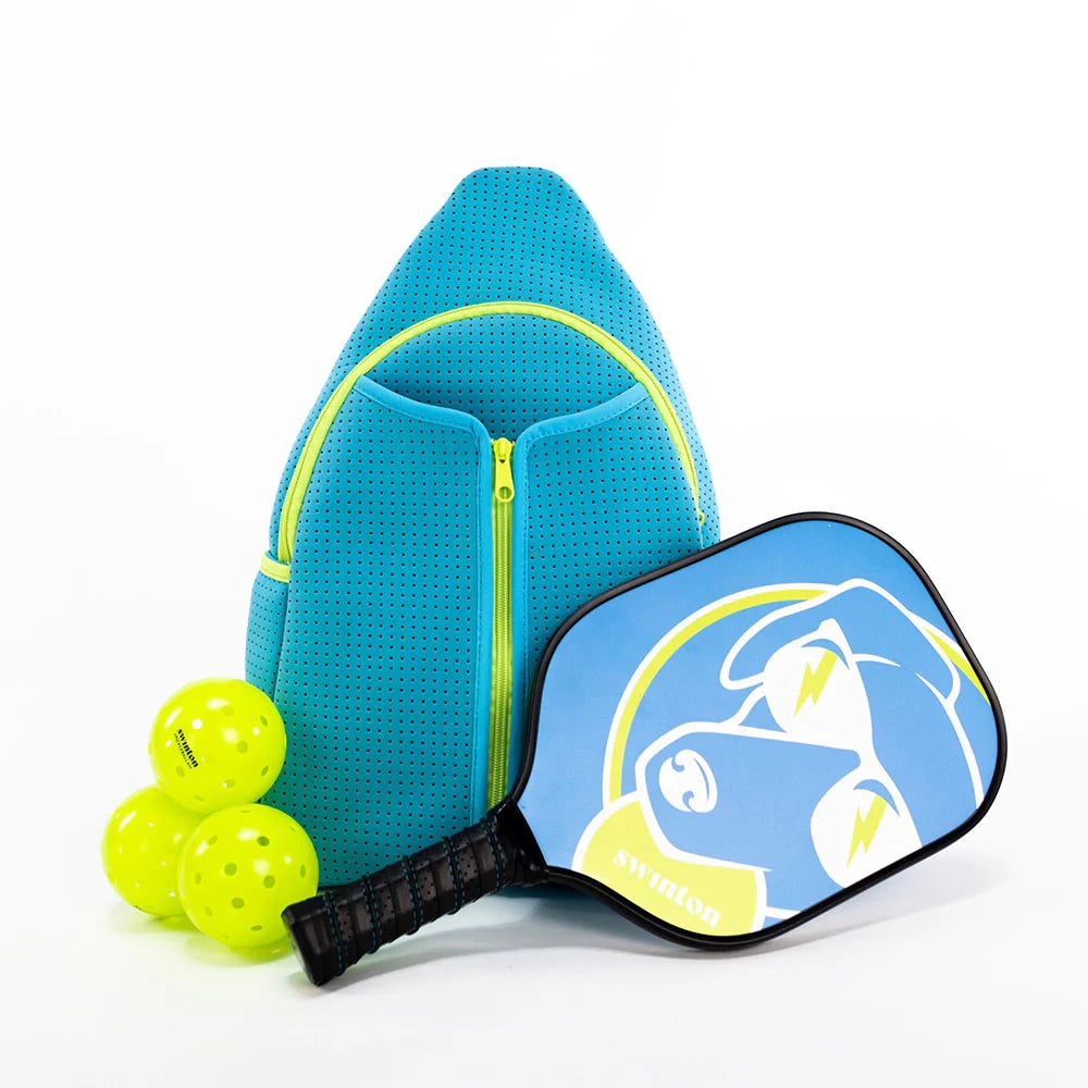 BLUE DOG HERO PICKLEBALL PADDLE