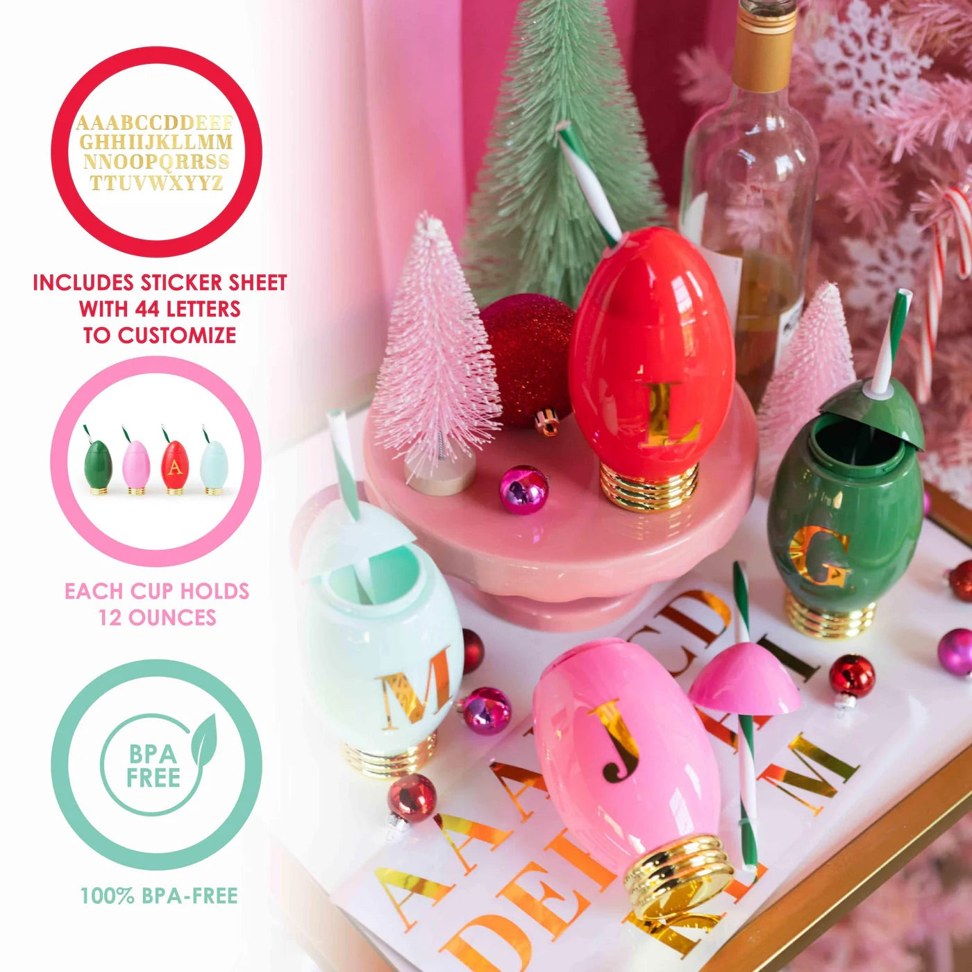 MINGLIN' MINI HOLIDAY LIGHT CUPS