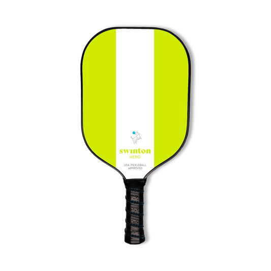 GREEN STRIPED HERO PICKLEBALL PADDLE