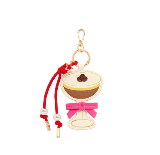 Espresso Martini Bag Charm/Key Ring