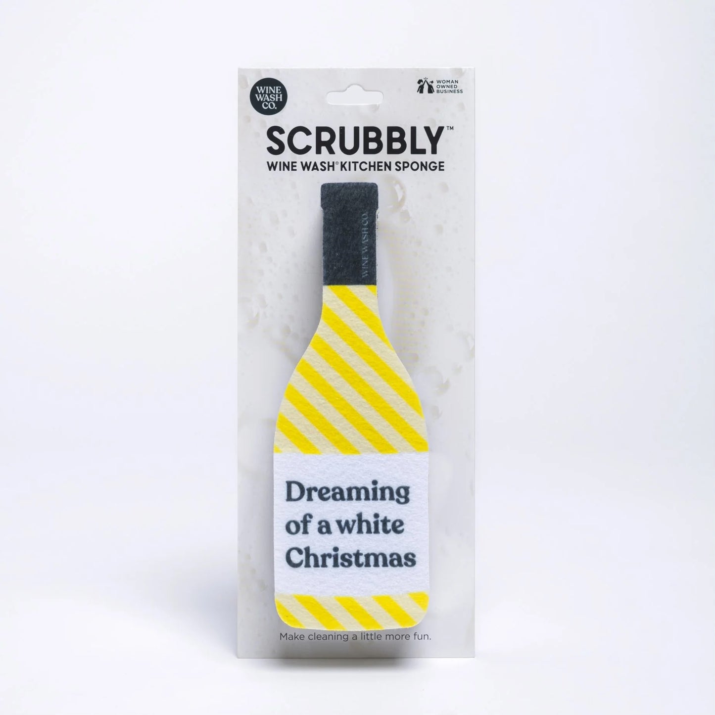 SCRUBBLY WINE BOTTLE KITCHEN SPONGES 8 DESIGNS