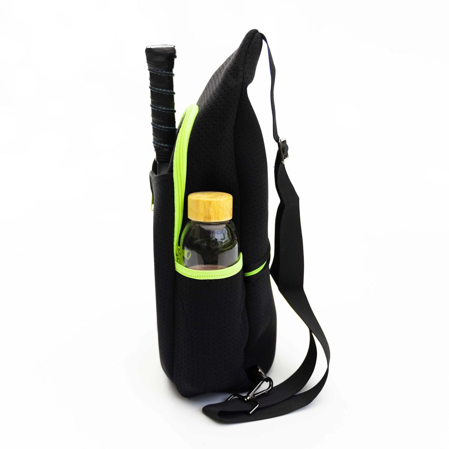 PICKLEBALL SLING BAG - BLACK